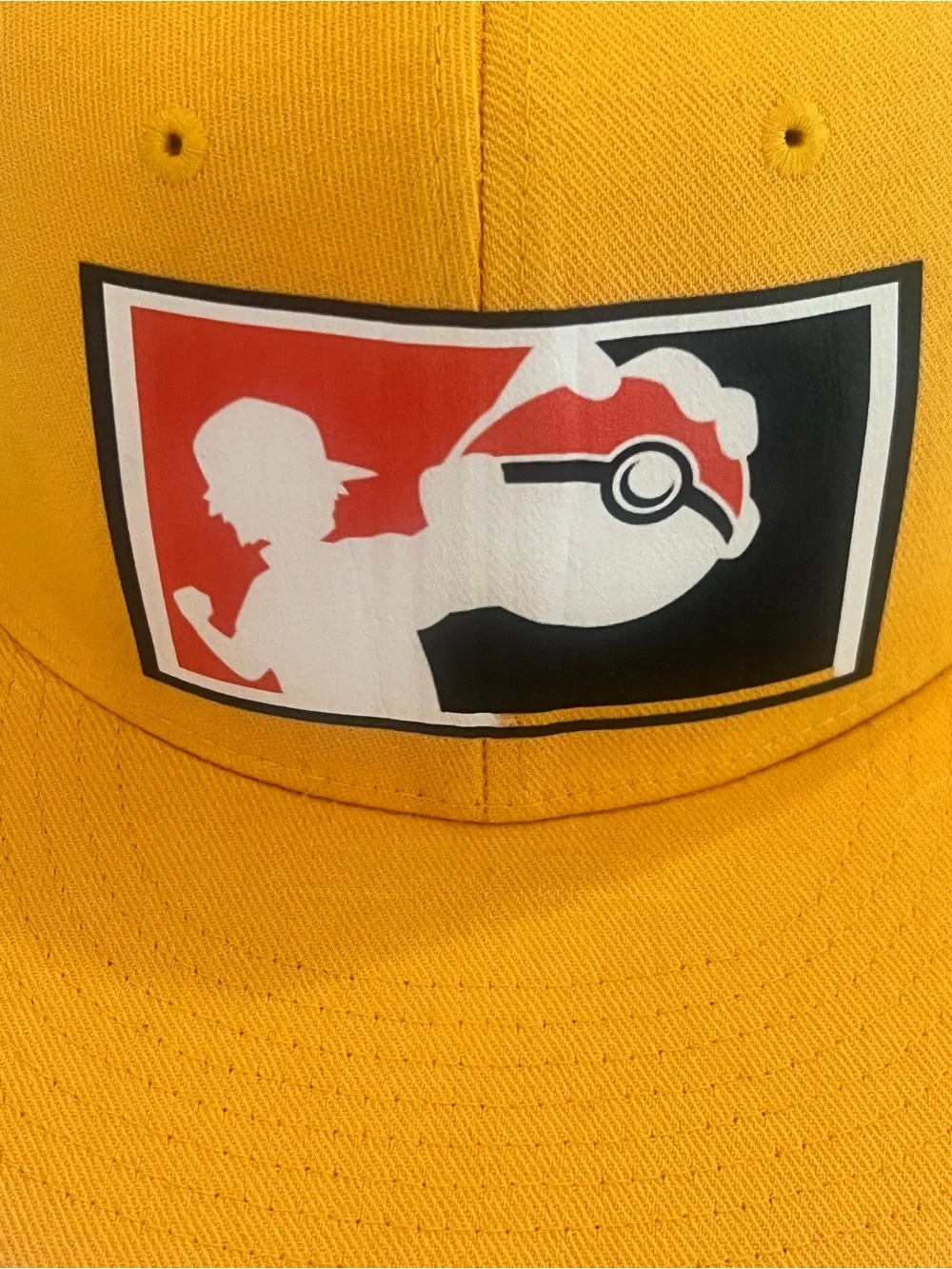Kids Yellow fitted Pokemon Hat